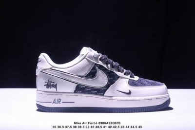 300 海外限量发售！公司级Nike Air Force 1 '07 Low “米灰鬼脸”空军一号 低帮 运动鞋 休闲鞋 折边针车 工艺难度大 原楦头原纸板 原