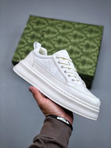 z Gucci 轻奢单品鞋 广东品质原厂 高奢古驰Gucci Screener Gg High-Top Sneaker休闲潮鞋系列 尺码：39-44