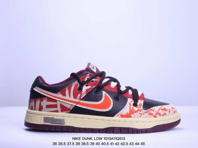 耐克nike Dunk Low 扣篮系列 解构抽绳复古低帮休闲运动滑板板鞋 采用脚感柔软舒适zoomair气垫 有效吸收滑板等极限运动在落地时带来的冲击力 为街