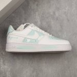 本地 核心私 Nike Air Force 1 Low’07 白天蓝 喷绘 空军一号低帮休闲板鞋 定制皮料 原厂3D打印 定制鞋盒 原楦原纸板 纯正空军版型 内