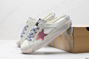 公司级Golden Goose Super-Star Sabot 仿旧低帮一脚蹬时尚板鞋 Id:Jzd103-Zjs