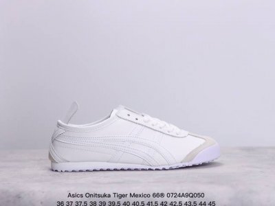 Asics 亚瑟士 男女鞋真标半码制 日产经典老牌-鬼塚虎 Onitsuka Tiger Mexico 66经典墨西哥系列复古经典百搭板鞋休闲运动鞋慢跑鞋 采用