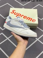 Aj1倒勾Travis Scott X Air Jordan 1 ” Reverse Mocha “ Aj1乔1 Ts 闪电 联名倒钩 低帮文化篮球鞋 货号:X