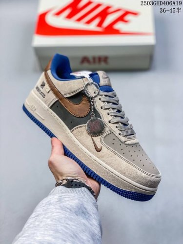 300 海外限量发售！公司级Nike Air Force 1 '07 Low “北面联名——Cdg米黑线条”空军一号 低帮 运动鞋 休闲鞋 折边针车 工艺难度大