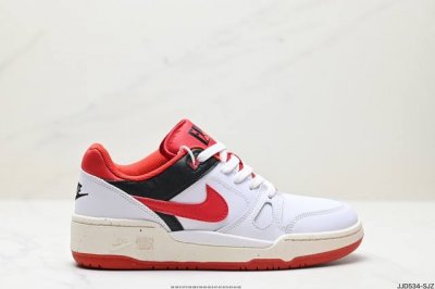 公司级耐克nike Full Force Lo扣篮系列低帮休闲运动滑板板鞋采用软质牛剖皮鞋面材质#正确后跟反口里弧度#原厂中底布正确印刷#鞋垫嵌入缓震乳胶+So