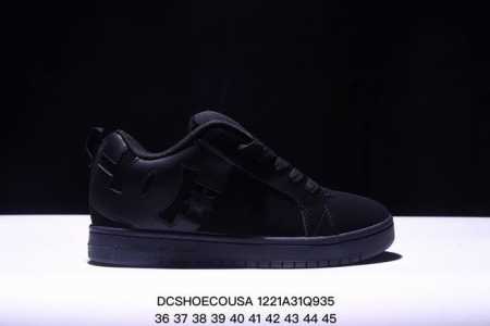 街头装品牌 Dcshoecousa时尚鞋子男鞋休闲板鞋低帮圆头百搭 琉凤大底耐磨滑板鞋皮质运动舒适bmx板鞋dc 鞋型经典百搭，低帮系带设计，皮革鞋面，装饰品牌 - 点击图像关闭
