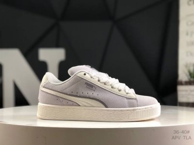 真标带半码 彪马 puma Suede Xl Glam Athletics Wns 彪马复古休闲板鞋 货号：40 01 尺码：如图所示 Apv Tla