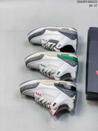 A Ma Maniere X Air Jordan 3 Retro Diffused Blue 联名白黑蓝 Aj3 乔丹3代 Aj3 乔3 联名白蓝 乔丹篮球鞋 - 点击图像关闭