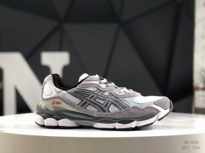 210 asics Gel-Nyc 纯原版本 亚瑟士运动休闲透气专业跑鞋 鞋面采用反绒皮与网布拼接 透气舒适兼具休闲时尚 结合简明的配色 展现品牌的传承及引领复