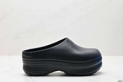 公司级Adidas Originals Adifom Stan Smith Mule 运动凉鞋穆勒厨师鞋 原鞋开模无明显毛边 欧索莱颗粒防臭透气鞋垫 原厂高弹环