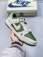海外爆款限量发售！公司级 Nike Sb Dunk Low“ 巴宝莉联名 米白橄榄青” 周年高端定制 低帮休闲板鞋 定制鞋盒 大厂纯原品质出货 超高清洁度 皮料