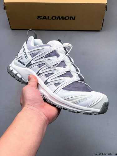 集图 Salomon Xa pro 3D Adv 萨洛蒙 户外越野跑鞋 鞋面采用Sensifit贴合技术 全方位贴合包裹脚型 鞋跟部鞋底牵引设计 提供强大的抓地