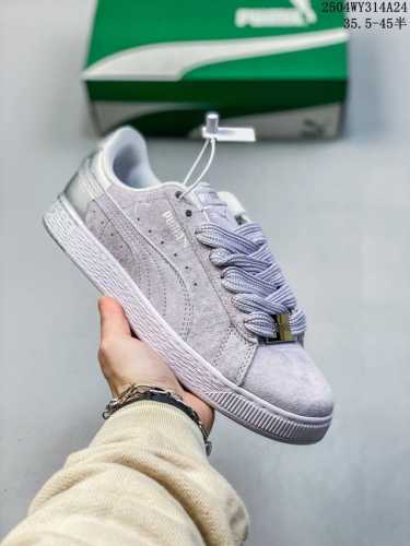 真标puma Suede Classic 复古单品 彪马 防滑耐磨低帮德训板鞋 货号:398673-01 尺码：见图 编码：04Wy314A24