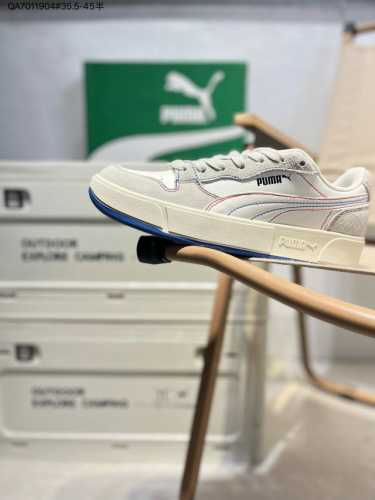 原 版本降价 Puma 彪马 男女运动板鞋，原楦原纸版开发版型，采用环保皮革组合鞋面材质，外置耐磨橡胶大底蕾哈娜同系面包鞋太好看了！彪马Puma Park Li