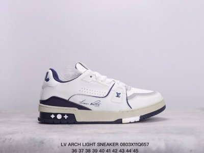 全新lv路易威登 Lv Arch Light Sneaker 休闲运动文化百搭篮球板鞋 xm0803Q657