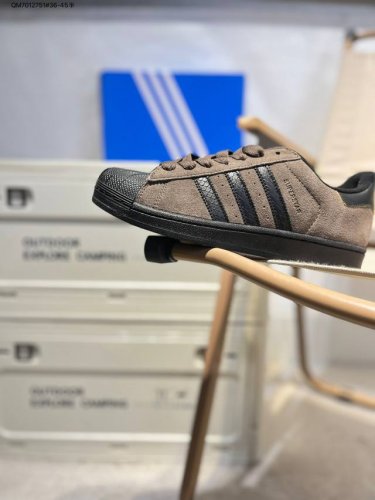 阿迪达斯Adidas三叶草 Originals Superstar 贝壳头系列低帮经典百搭休闲运动板鞋Jh7696 Qm7012751#36-45半
