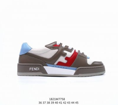 Fendi芬迪情侣款休闲鞋 独家定制 独家原装套装配件官方同源 原厂材料订单 全套专柜包装物及配件 Fendi芬迪match最新爆款情侣款运动鞋板鞋原版购入 高