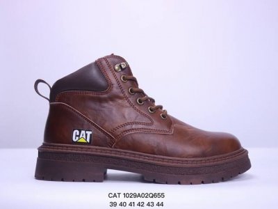 CAT纯原 广东大厂 新款 推土机 休闲时尚 男士休闲皮鞋 原单品质真标公司卡特男鞋广东纯原 历年经典热销款 新款头层牛皮耐磨防滑橡胶大底 固特异工艺 永不开胶