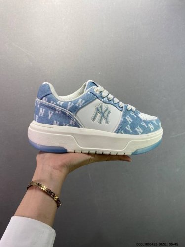 公司级Mlb Chunky Classic Embo Monogram 人气单品 学长鞋系列低帮老爹风轻量增高厚底百搭休闲运动慢跑鞋高级街头休閒品牌Mlb公开了