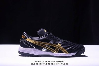 Asics亚瑟士Ds Light C3 Ff Tf袋鼠皮Ag短钉足球鞋时尚复古男士运动鞋 带半码 39-45 尺码：39-45半 Xm0225Q770