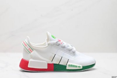 真标adidas 阿迪达斯 Nmd_R1 V2 Boost 爆米花超弹中底 针织网面休闲运动跑鞋 货号:Fy1 尺码:36-41 Id:Dsd187-Qdf