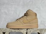 nk Air Force 1 Low 07 Lv8 Wheat Flax 小麦空军一号中帮今年继续推出小麦色af1 以高帮款与低帮款的方式呈现 小麦色牛巴革打造