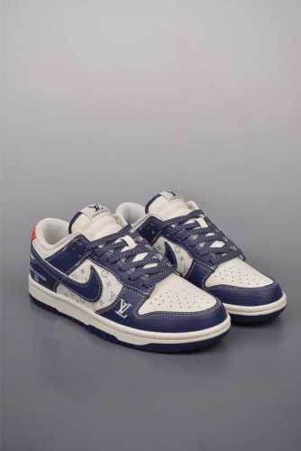 Nike Sb Dunk Low Lv联名 解构抽绳鞋带 纯原大厂出品 极力推荐 原装头层材料 独家版型蒸餾加工 帶來的是更好的视觉和脚感体验 大厂纯原品质出货