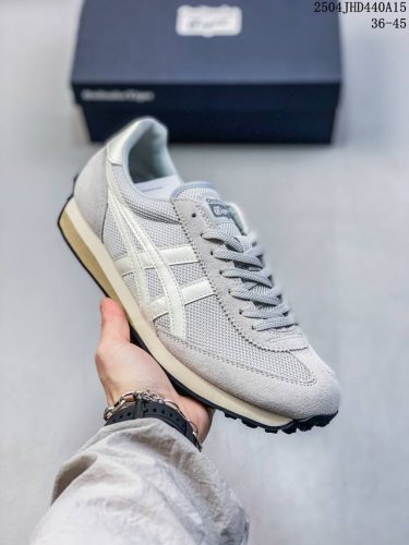 公司级带半码！ 亚瑟士Onitsuka Tiger鬼塚虎 Edr 78 舒适百搭防滑耐磨 低帮跑步鞋 货号：1183C207-200 尺码:36 37 37.5
