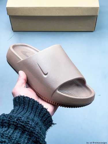 80 耐克Nike Calm Slide 轻便舒适底一字拖 0302126Q11