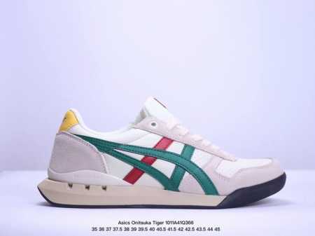 Asics Onitsuka Tiger Ultimate 81 Ex 亚瑟士终极系列低帮复古风百搭皮革休闲运动慢跑鞋 货号：1183B510-101 尺码：3 - 点击图像关闭