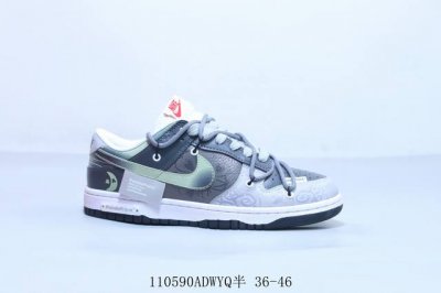 200 耐克 Nike Sb Dunk Low Pro 复古低帮 休闲运动滑板板鞋 绑带 110590Adwyq半 36-46