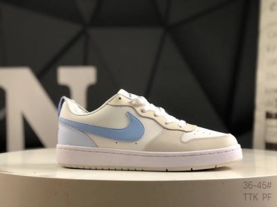 耐克 Nike Court Borough Low 低帮百搭透气休闲运动板鞋男女鞋 经典耐用的设计，兼顾舒适脚感和出众风范，演绎匠心之作。结构性的支撑贴合感结合