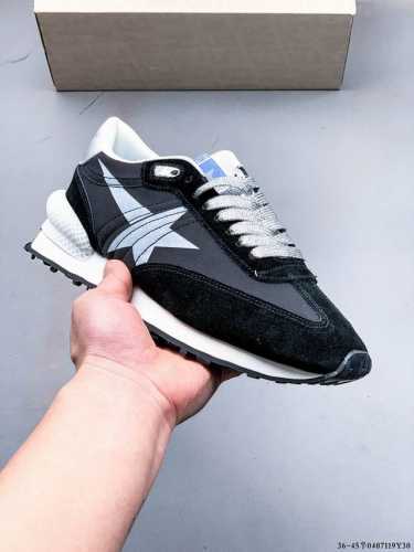 公司级！Golden Goose Marathon 皮革 舒适运动 防滑耐磨 低帮 生活休闲鞋 Ggdb Golden Goose Deluxe Maratho