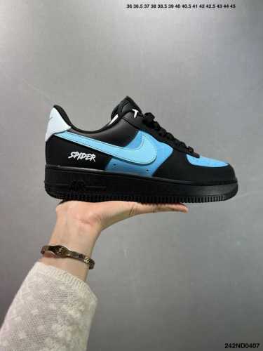特价 Nike Air Force 1 Low’07 空军一号低帮休闲板鞋 定制皮料 原楦原纸板 纯正空军版型 内置全掌气垫 货号：男 Cw2288-114 女