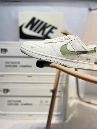 nike Sb Dunk Low“斯图西联名” 周年高端定制 低帮休闲板鞋 定制鞋盒 大厂纯原品质出货 超高清洁度 皮料切割干净无任何毛边 细节完美Xy2026