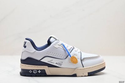 公司级全新lv路易威登louis Vuitton Trainer Sneaker Low休闲运动文化百搭板鞋 尺码:39-45 Id:Jkd170-Qdz