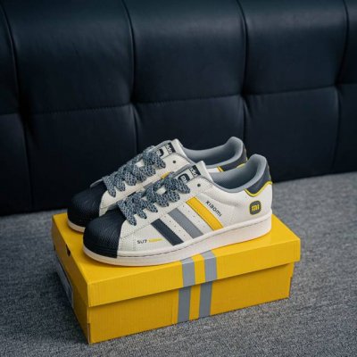 核心私 小米联名 阿迪达斯Adidas三叶草 Originals Superstar贝壳头系列低帮经典百搭休闲运动板鞋 货号 Sd6822 尺码 36 36.5