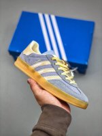 adidas Originals Gazelle Indoor 德训系列 香芋紫三叶草复古休闲运动板鞋 Jr8029 尺码：35-45 半