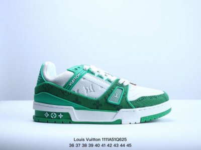 公司级全新LV路易威登Louis Vuitton Trainer Sneaker Low休闲运动文化百搭板鞋 尺码:36-45 XM1111Q625