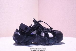 公司级Fila Fusion斐乐潮牌Bianco San 休闲百搭防滑耐磨沙滩凉鞋女款 Size:35.5～40半 Xm0507Q935