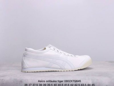asics 亚瑟士 男女鞋真标半码制 日产经典老牌-鬼塚虎 Onitsuka Tiger Mexico 66经典墨西哥系列复古经典百搭板鞋帆布休闲运动鞋慢跑鞋。