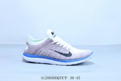 耐克 Free4.0赤足体验网面透气轻便夏季跑鞋 货号 631053-006 41 Ddqtr半 36-45