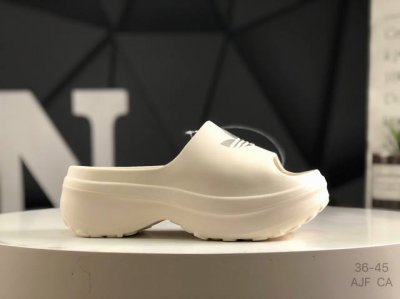 阿迪达斯 拖鞋 Ad Originals Adifom Stan Smith Mule 防滑耐磨轻便运动凉鞋穆勒厨师鞋 Ih3361 重金购入原鞋及原档案磨具生