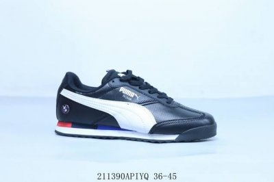 彪马 联乘著名全球汽车制造Bmw宝马赛车运动系列 X Puma Roma M Motorsport 罗马阿莫尔系列低帮复古运动休闲赛车跑鞋 211390Apiy