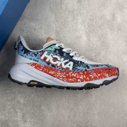 本地 核心私 公司级Hoka One One M Speedgoat 6 低帮专业越野跑步鞋 相较于前几代Mafate包裹感更好 跟Speedgoat 快速羚羊