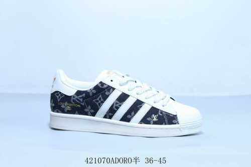 阿迪达斯Adidas三叶草 Originals Superstar 贝壳头系列低帮经典百搭休闲运动板鞋 Lv 货号 Sd6808 4 70Adoro半 36-4