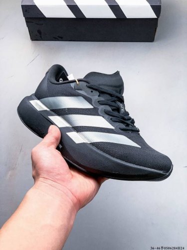 adidas Adizero Evo Sl M马拉松飞线贾卡轻质透气休闲运动跑步鞋 采用双层透气网纱 Flywire动态飞线绑缚鞋面材质 内置Zoom小气垫装置