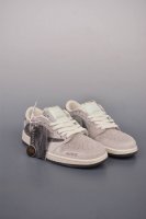 360 Fragment X Travis Scott X 北面 Air Jordan 1 Low 三方联名倒钩 性价比原盒出货 全新的三方联名低帮倒钩鞋面延