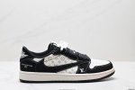 公司级Aj1倒勾Travis Scott X Air Jordan 1 ” Reverse Mocha “ Aj1乔1 Ts 闪电 联名倒钩 低帮文化篮球鞋 完