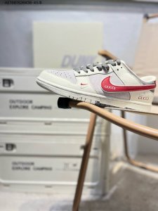 350 创意定制联名配色,经典美系街头品牌-至高无上 古驰Gucci X Nike By You Sb Dunk Low Retro Sp扣篮系列低帮休闲运动滑